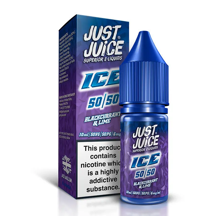 Just Juice - Superior E-Liquids / Ice - Blackcurrant & Lime