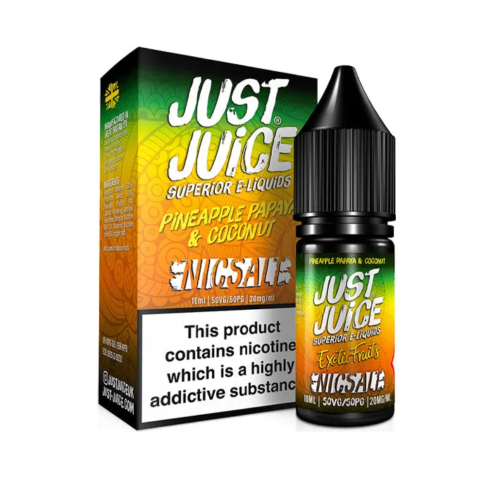 Just Juice - Superior E-Liquids / Ice - Pineapple Papaya & Coconut