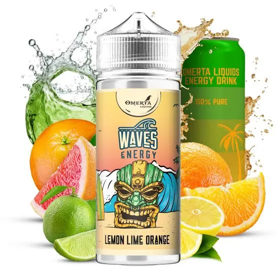 Omerta Liquids - Waves Energy - Lemon Lime Orange