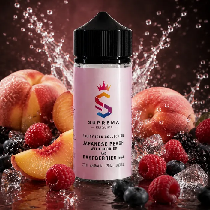 Suprema - Japanese Peach With Berries & Raspberries Ices